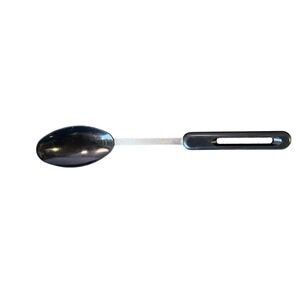 Vintage Bonny USA Black Nylon Serving Spoon Stainless Steel Handle MCM Utensil